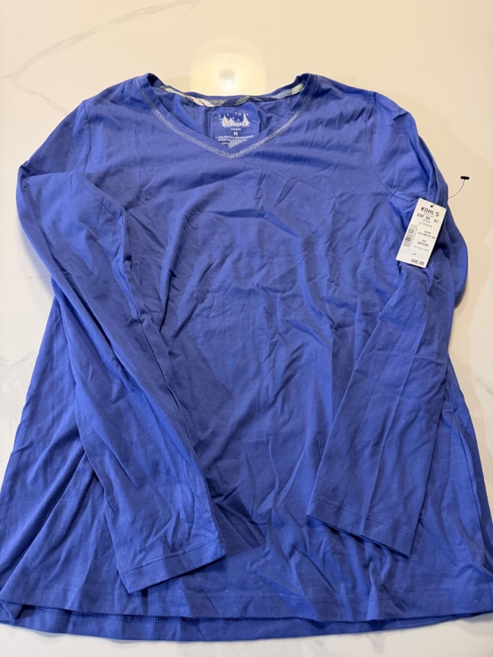 Women’s Blue Long-Sleeve pajama